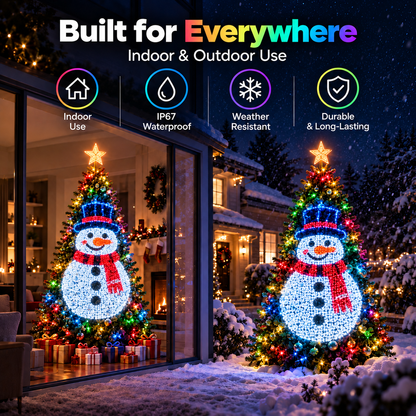 LightGrid™ Smart RGBIC Christmas Tree Lights